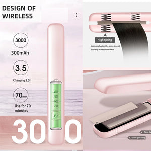 Best No-Heat Hair Straightener Brush - Electric Permanent Hair Straightening Comb for Professional Use