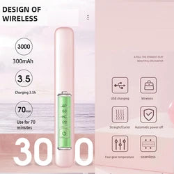 Best No-Heat Hair Straightener Brush - Electric Permanent Hair Straightening Comb for Professional Use