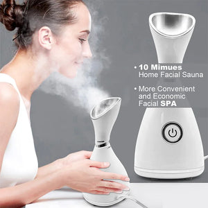 Household Facial Steamer - Vapozone Nano Ionic Warm Steam for Deep Moisture and Face Care