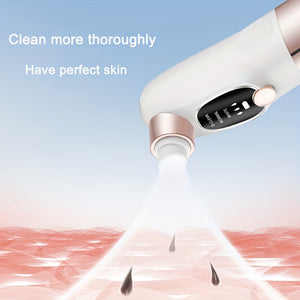 6-in-1 Electric Blackhead Remover Kit – Rechargeable, Portable Facial Cleanser with Exfoliation, Massage & LED Light – Ideal Skincare Tool & Mother's Day Gift
