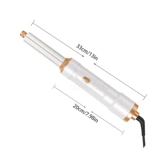 5-in-1 Hair Styling Tool: Anion Blow Comb, Auto Curler, & Straightener