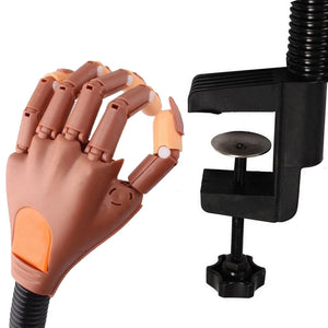 100pcs Professional Nail Tools Kit - Flexible Training Hand for Acrylic Nails