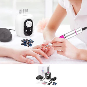 35000 RPM Portable Brushless Nail Drill - Rechargeable & Cordless Efile for Professional Use