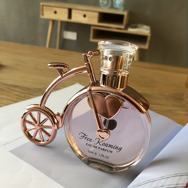 Charming Bicycle-Shaped Perfume for Women | Floral & Fruity Eau De Toilette, Long-Lasting Fresh Scent