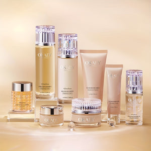 Glutathione Brightening Skincare Set | 8pcs Hypoallergenic Kit for All Skin Types