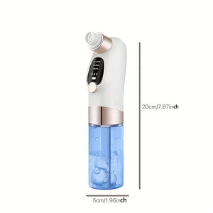 6-in-1 Electric Blackhead Remover Kit – Rechargeable, Portable Facial Cleanser with Exfoliation, Massage & LED Light – Ideal Skincare Tool & Mother's Day Gift