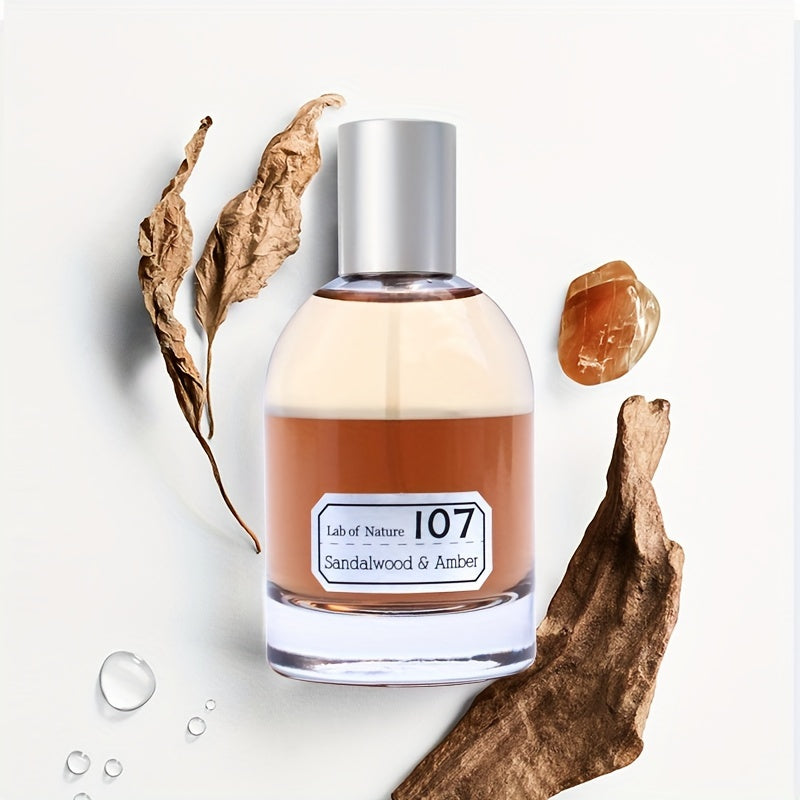 Bling's Lab of Nature 107 | Unisex Woody Perfume with Sandalwood & Amber, 50ML
