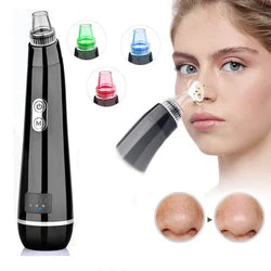 Blackhead Vacuum: LED Facial Cleansing Device