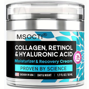 50ml Collagen Face Moisturizer Cream - Hydrating Day & Night Cream for Radiant Skin