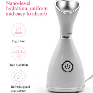 Household Facial Steamer - Vapozone Nano Ionic Warm Steam for Deep Moisture and Face Care