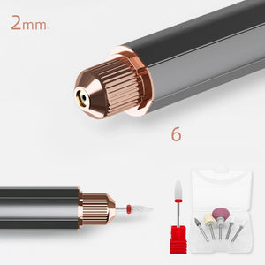 2024 Portable Electric Nail Drill - 20K RPM, Low Noise, Lightweight for Home & Salon