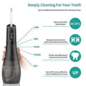 Upgraded Cordless Dental Water Jet Flosser