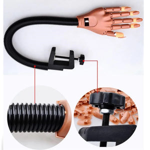 100pcs Professional Nail Tools Kit - Flexible Training Hand for Acrylic Nails