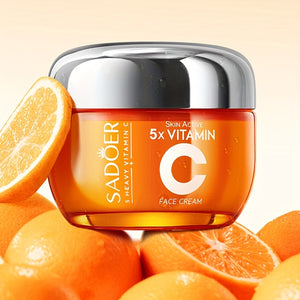 5-in-1 Vitamin C Skincare Gift Set - Hydrating, Moisturizing, Perfect for All Skin Types