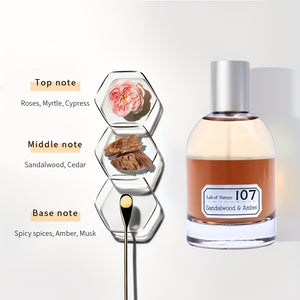 Bling's Lab of Nature 107 | Unisex Woody Perfume with Sandalwood & Amber, 50ML