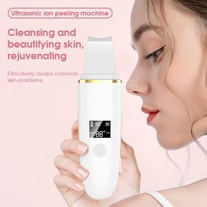 Nouveau nettoyeur facial portable professionnel - épurateur de peau à ultrasons, spatule pour le visage à succès 