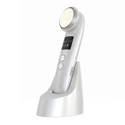 EMS Ion Heating Facial Massager - 3-Color LED, Vibration, Face Lift Beauty & Personal Care Device